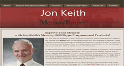 Desktop Screenshot of memorytrainer.com